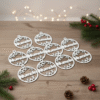 9 Pachet Premium 60 Ornamente Brad de Crăciun